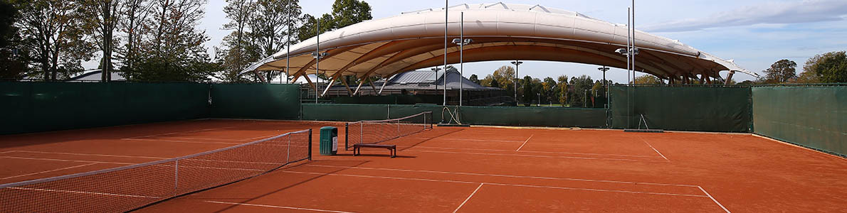 Clay courts at the National Tennis Centre