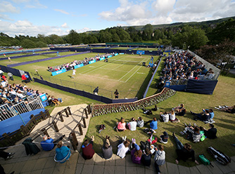 Courtside at the Ilkley Trophy