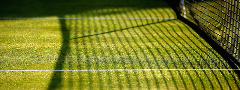Grass court shadow at The Queen's Club