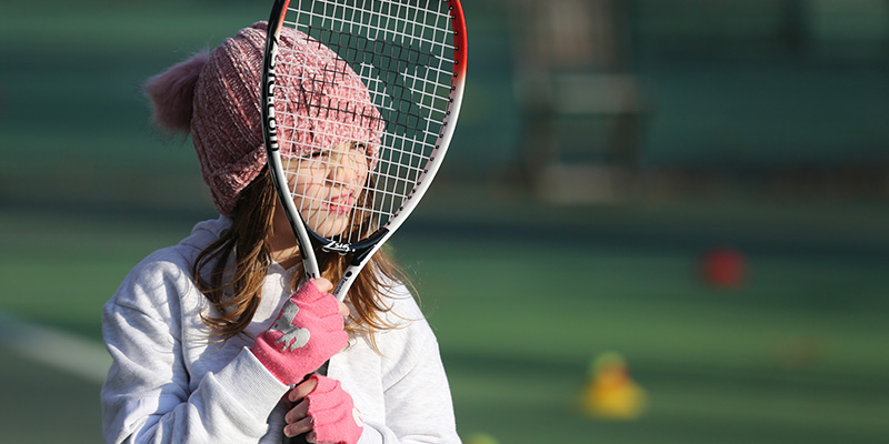Young tennis player